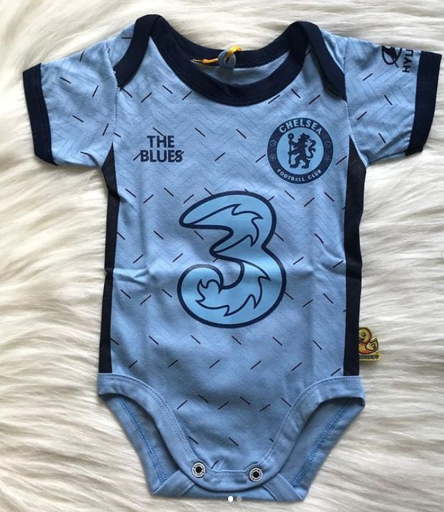 Baby Onesies Limited edition Chelsea 1st Away jersey blue Sportbabies