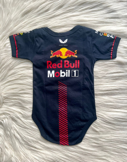 New Limited Edition F1 RedBull Racing onesie Verstappen 1 season 2023/2024 jersey 100% cotton | F1 Baby gift