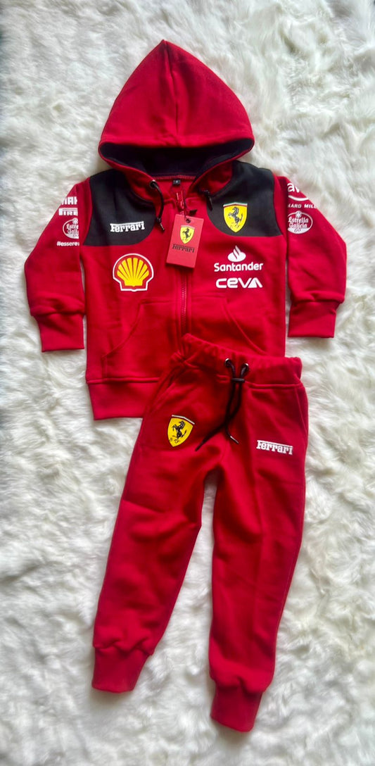 New Ferrari F1 Limited Edition Baby Track suit 100% cotton | Fan Edition