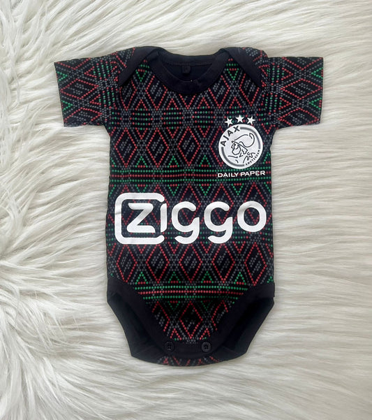 New Limited AJAX Away soccer jersey baby romper 22/23 | 100% cotton