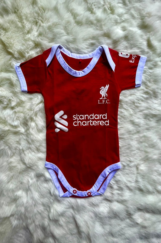 Tiny Reds Collection: Liverpool FC Baby Onesies for Your Little Anfield Star!