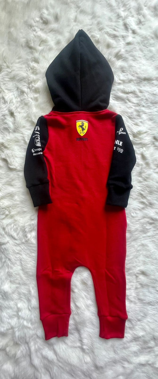 New Ferrari F1 Limited Edition Baby Anarok Jumpsuit 100% cotton | Nino Edition