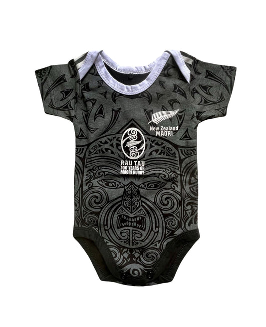 Māori All Blacks Baby Bodysuit Onesie 1st Home Full Print | Baby Gift