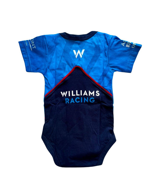 New Limited Edition F1 Gulf Williams Racing onesie season 2023/2024 jersey 100% cotton | F1 Baby gift