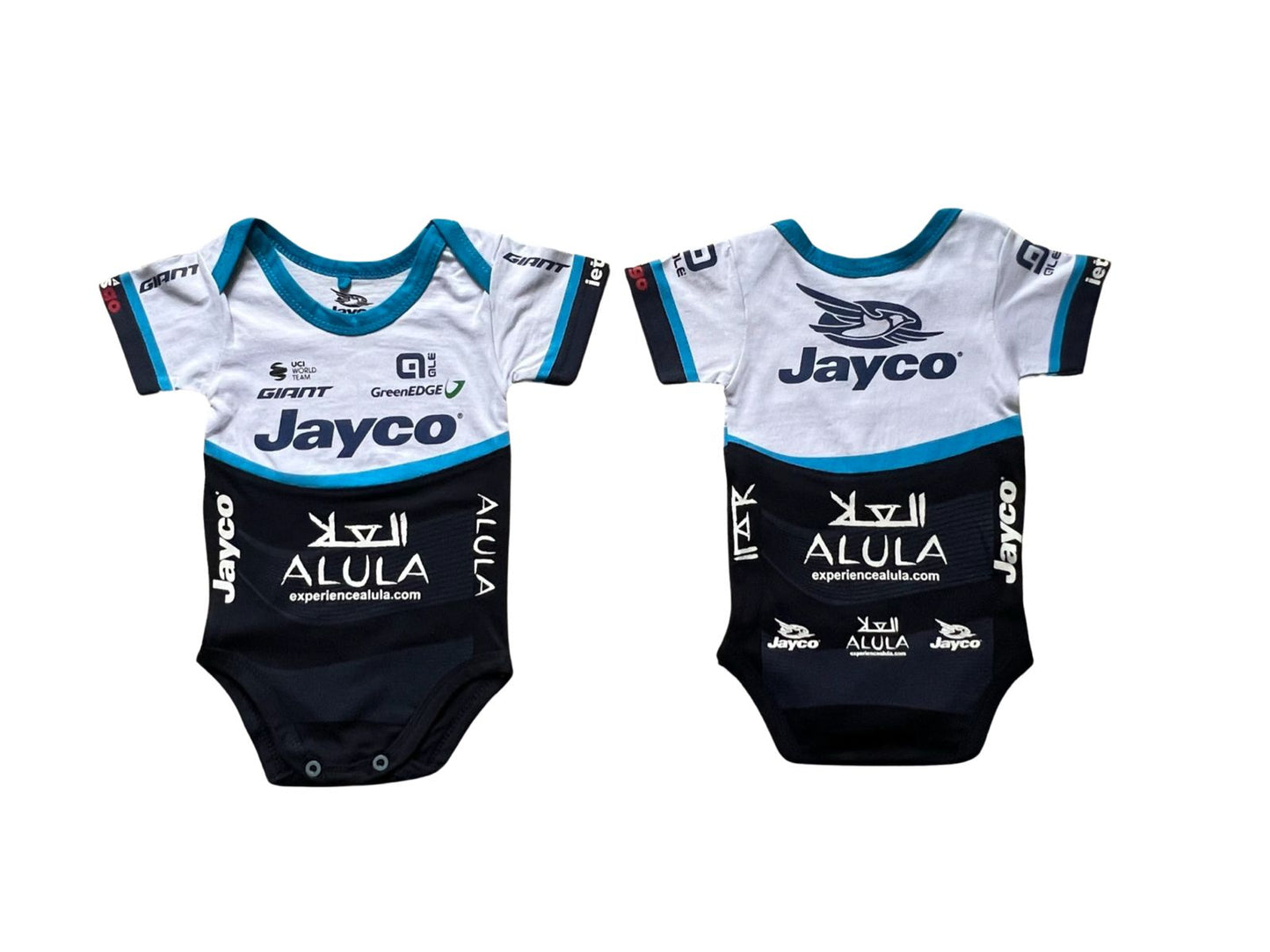 New Limited Edition GreenEdge Team cycling team baby onesie season 2023/2024 | Team Jayco Alula