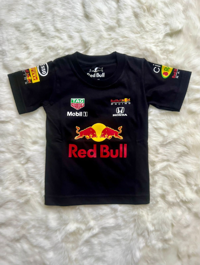 New Limited Edition F1 RedBull Racing SHIRT Verstappen 1 season Big Logo jersey 100% cotton | toddler gift F1