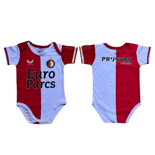 Feyenoord New Limited Edition soccer romper 2024 Home 100% cotton Cup