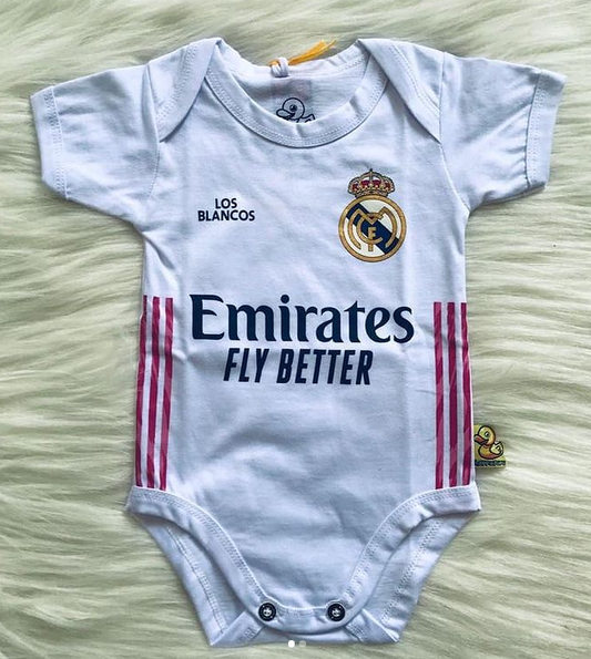 baby onesie | real madrid soccer baby romper